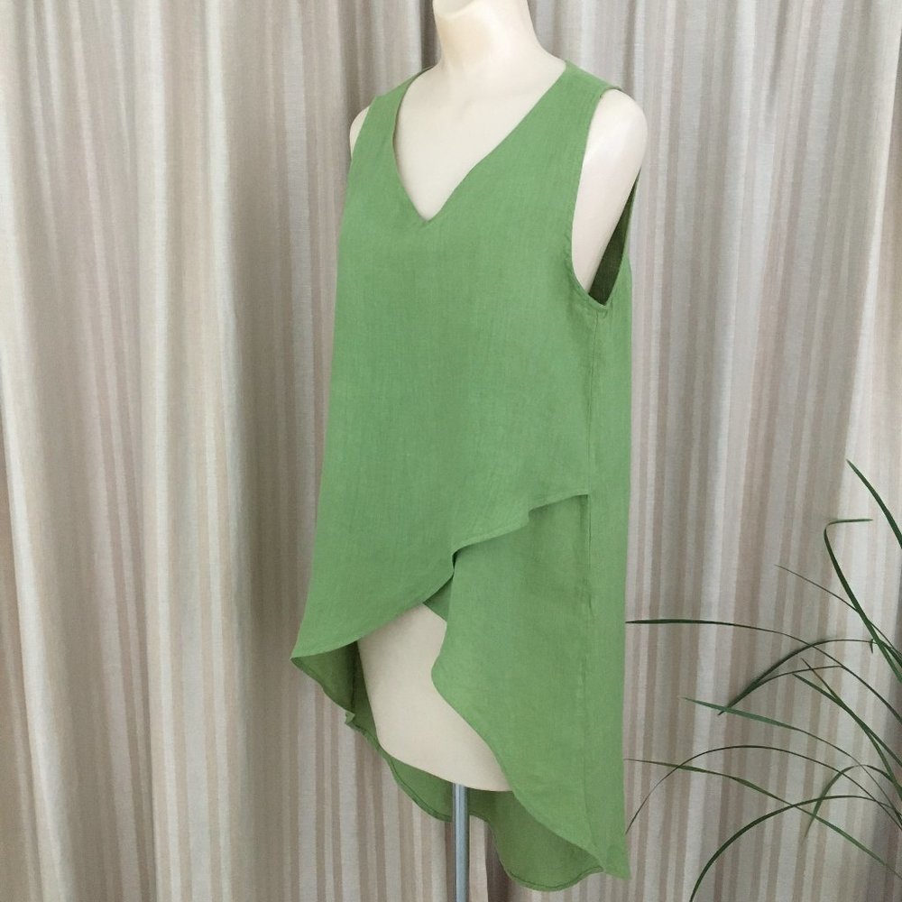 Pure Match by Match Point pre-shrunk 100% linen tunic, new with tags